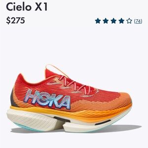 Hoka Cielo x1 men’s size 10 like new